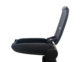 Cotiera auto compatibil cu Opel Corsa F 2019->, negru, imitatie de piele - Img 2