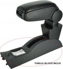 Cotiera auto compatibila Dacia Logan II 2012-2016 Imitatie de piele Negru - Img 5