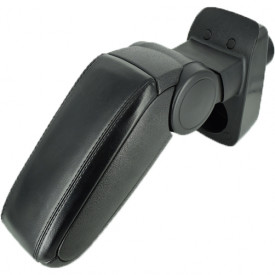 Cotiera auto dedicata FORD FIESTA 2008-2017, negru, imitatie de piele