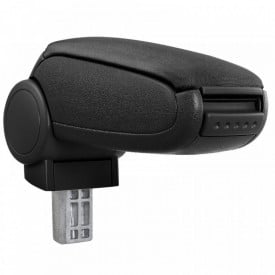 Cotiera auto Opel Astra G 1998-2010, negru, material textil - Img 2