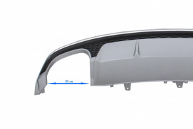 Difuzor Bara Spate compatibil cu AUDI A7 4G Facelift 2015-2018 S7 Design - Img 5