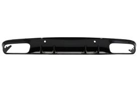 Difuzor Bara Spate compatibil cu MERCEDES C-Class C205 A205 Coupe Cabriolet 2014-2019 Facelift C63S Design Negru - Img 7