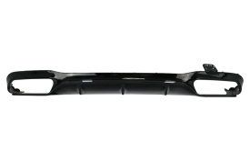 Difuzor Bara Spate compatibil cu Mercedes E-Class W213 2016-2019 E63 Design Negru Lucios - Img 6