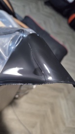 Difuzor bara spate compatibil cu VW GOLF 6 2008-2012 GTI Design fara evacuare, negru lucios, Produs Deteriorat! - Img 5