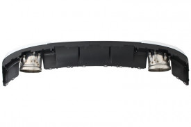 Difuzor Bara Spate cu Ornamente evacuare compatibil cu Audi A3 8V Hatchback Sportback 2012-2015 RS3 Design - Img 4