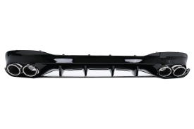 Difuzor Bara Spate cu Ornamente Evacuare compatibil cu Mercedes CLA X118 Shooting Brake C118 Coupe Sport Line 2019-> CLA45S Design Aerodynamic Package - Img 1