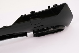 Difuzor Bara Spate cu Ornamente Evacuare Negre compatibil cu BMW 4 Series G22 G23 M Sport 2020-> M440i Design - Img 8