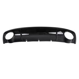 Difuzor Bara Spate cu Ornamente Toba negru lucios compatibil Audi A4 B8 B8.5 Facelift 2012-2015 RS4 Design - Img 6