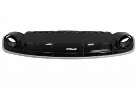 Difuzor Bara Spate Evacuare Dubla compatibil cu Audi Q7 4M 2015-2019 Bara S-Line - Img 5