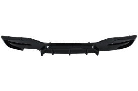 Difuzor Bara Spate Evacuare Dubla Stanga Negru Lucios compatibil cu BMW Seria 1 F20 F21 LCI 2015-2019 - Img 6