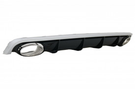 Difuzor Bara Spate si Ornamente Evacuare compatibil cu AUDI A6 C7 4G Limousine Avant (2011-2014) RS6 Design - Img 3