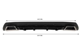 Difuzor bara spate universal , ELITE PLUS B Design, negru mat / lucios, PRODUS DETERIORAT - Img 3
