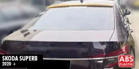Eleron Luneta compatibil cu Skoda Superb III 2019->, Negru lucios - Img 2