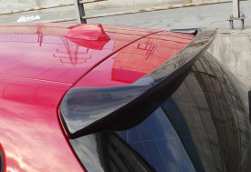Eleron Portbagaj compatibil cu BMW Seria 1 F20 2011-2019, fibra, negru lucios - Img 2