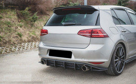 Extensie Difuzor Bara Spate compatibil cu VW Golf 7 VII GTI 2013-2016 - Img 3