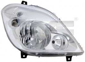 Far Dreapta 3*H7, electric, fara motoras, culoare cromat compatibil Mercedes Sprinter 2006-2013