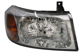 Far Dreapta H4, electric, fara motoras, culoare cromat compatibil FORD TRANSIT 2000-2006 - Img 1