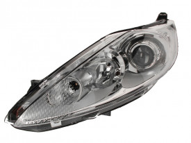 Far Stanga H1/H7, electric, cu motor, culoare cromat compatibil FORD FIESTA V, FIESTA VI 2008-2012