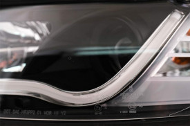 Faruri compatibil cu Audi A4 8E (10.2000-10.2004) Lumini de Zi LED DRL Negru - Img 7