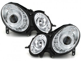 Faruri DAYLINE compatibil cu MERCEDES B. W211 E-Klasse 02-06 chrom - Img 1