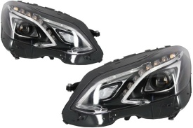 Faruri LED Xenon compatibil cu Mercedes E-Class W212 (2009-2012) Facelift Design - Img 2