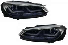 Faruri Osram LED compatibil cu VW Golf 6 VI 2008-2012 Black LEDriving Semnal Dinamic - Img 5