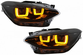 Faruri Osram LED DRL compatibil cu BMW 1 Series F20 F21 2011-2015 Negru - Img 4