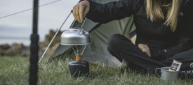 Fierbator compact din aluminiu, Easy Camp Compact Kettle 0,9L - Img 2