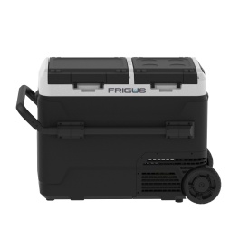 Frigider auto cu compresor SMART 50 L cu 2 compartimente, 12-24-220 V cu display LCD si Bluetooth, congelator -20°C - Img 2