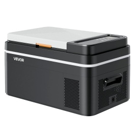 Frigider auto de 22L, voltaj operare 12V 24V DC si 100-240V AC 60W, -20C - 20 grade C pentru exterior, camping, rulote - Img 1
