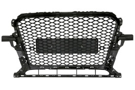 Grila Bara Fata compatibil cu Audi Q5 8R Facelift 2012-2015 Negru Lucios - Img 4