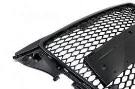 Grila Centrala compatibil AUDI A3 8P Facelift 2007-2012 RS Design Negru Lucios - Img 3