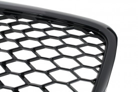 Grila Centrala compatibil cu AUDI A6 4F2 C6 2004-2011 RS Design Negru Lucios - Img 4