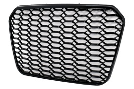 Grila Centrala compatibil cu Audi A6 C7 4G 2011-2014 Negru Lucios - Img 2