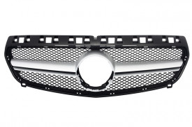 Grila Centrala compatibil cu MERCEDES Benz A-Class W176 (2012-2015) A45 A-Design Fundal Silver