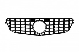 Grila Centrala compatibil cu MERCEDES Benz clasa C W204 S2042007-2014 GT-R Panamericana Black Design - Img 4