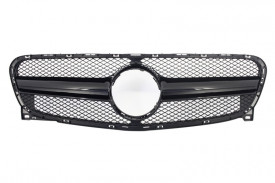 Grila Centrala compatibil cu Mercedes GLA-Class X156 (2014-2016) GLA45 Design Finisaj Negru - Img 2