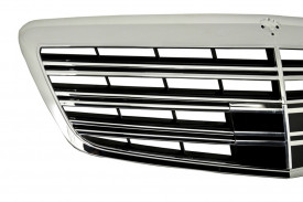 Grila Centrala compatibil cu Mercedes S-Class W221 Facelift 2010-2013 S63 S65 Design - Img 2
