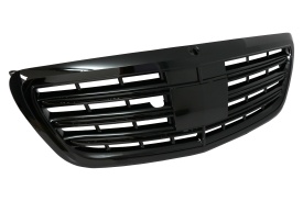 Grila Centrala compatibil cu Mercedes S-Class W222 2014-2020 S63 S65 Design Negru Lucios - Img 6