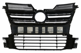 Grila Centrala compatibil cu VW Golf 5 V (2003-2008) R32 Design Brushed Aluminium - Img 5