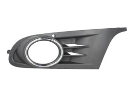 Grila laterala partea stanga compatibil VW Golf VI 6 2008-2012, Negru cu crom, bara standard, Hatchback