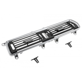 Grila ventilatie centrala compatibil BMW Seria 5GT F07 2009-2015, culoare crom negru