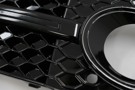 Grile Laterale Bara Fata compatibil cu AUDI A4 B8 8K 2007-2011 S4 Design Negru Lucios - Img 8