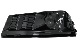 Grile Laterale compatibil cu Audi A4 B9 Sedan Avant 2016-2018 RS4 Desing Negru - Img 9