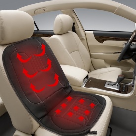 Husa scaun auto cu Incalzire Electrica, 12V Negru - Img 3