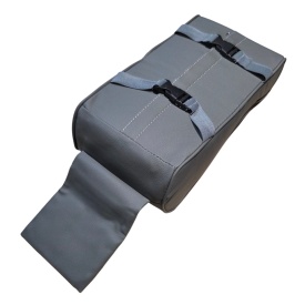 Husa universala pentru cotiera auto, inaltator cotiera auto, Culoare gri - Img 5
