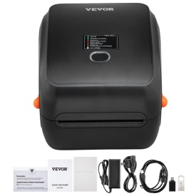 Imprimanta termica de etichete VEVOR, 300 DPI, dimensiune eticheta 40-108 mm, Bluetooth wireless si recunoastere automata a etichetelor, suporta Windows/MacOS/Linux/Android/IOS - Img 10
