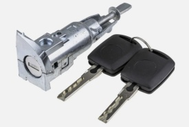 Incuietoare butuc broasca si cheie usa fata stanga cu set 2 chei compatibil Skoda Superb 2008-2015