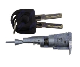 Incuietoare butuc broasca si set chei compatibil VW Touareg 2010-2018, stanga fata - Img 2