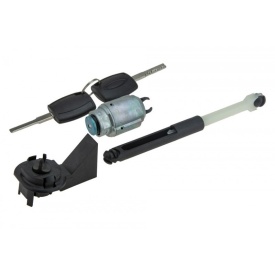 Kit reparatie incuietoare broasca capota motor compatibil cu Ford Focus II 2004-2011 cu 2 chei
